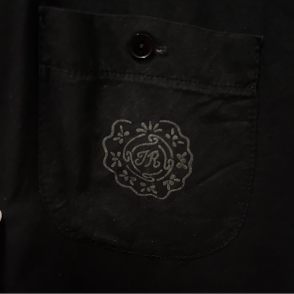 90s Vintage Two Roads Button Up Short Sleeve Shirt - Picture 2 of 6